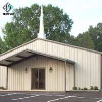 Prefabricated steel structure metal church building