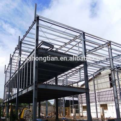 Two storey prefab metal warehouse building